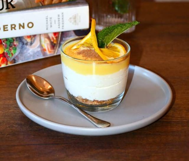 Orange Cheesecake.