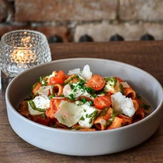 Rigatoni Alla Caprese (Caprese-Style Rigatoni)