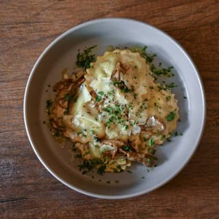 Ravioli Funghi (Mushroom Ravioli)
