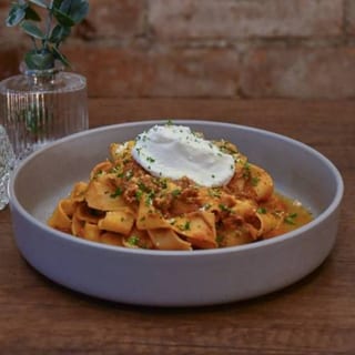Pappardelle Lamb Ragù (Ribbon Pasta with Pulled Lamb Stew)