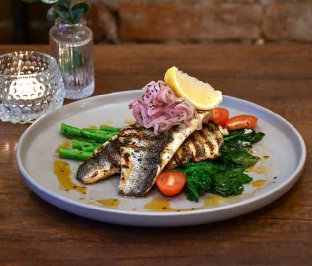 Branzino Alla Griglia (Pan-Seared Sea Bass).